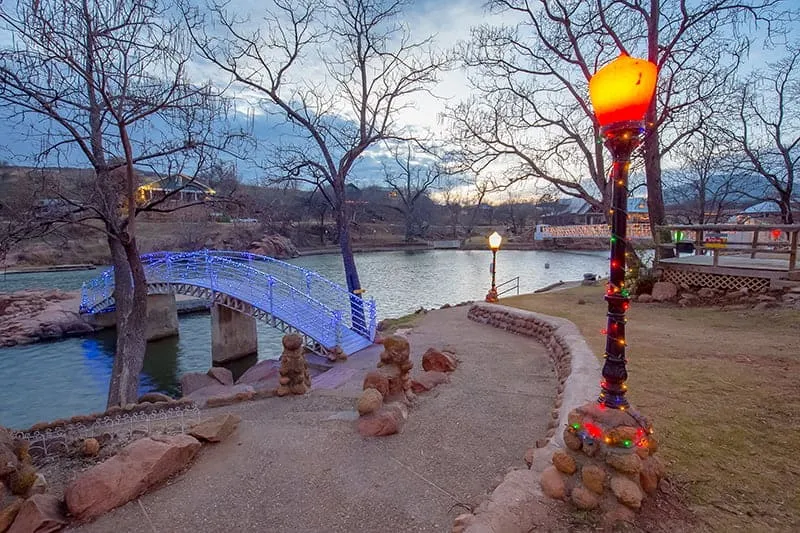 medicine park oklahoma lawton ave mountain side view