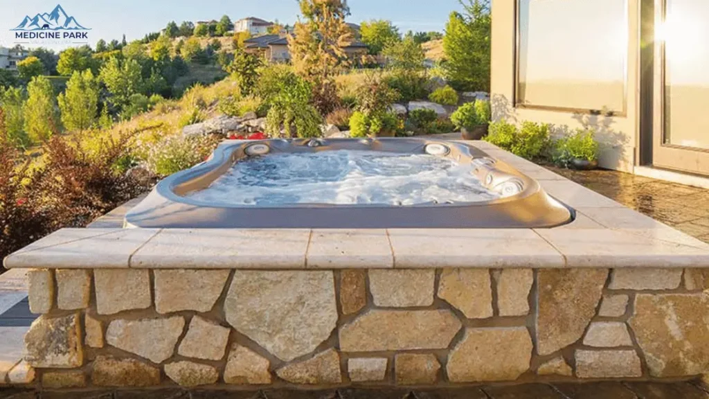 Medican park outdoor jacuzzi