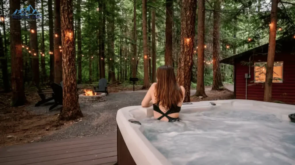 medicine park red cabbin jacuzzi