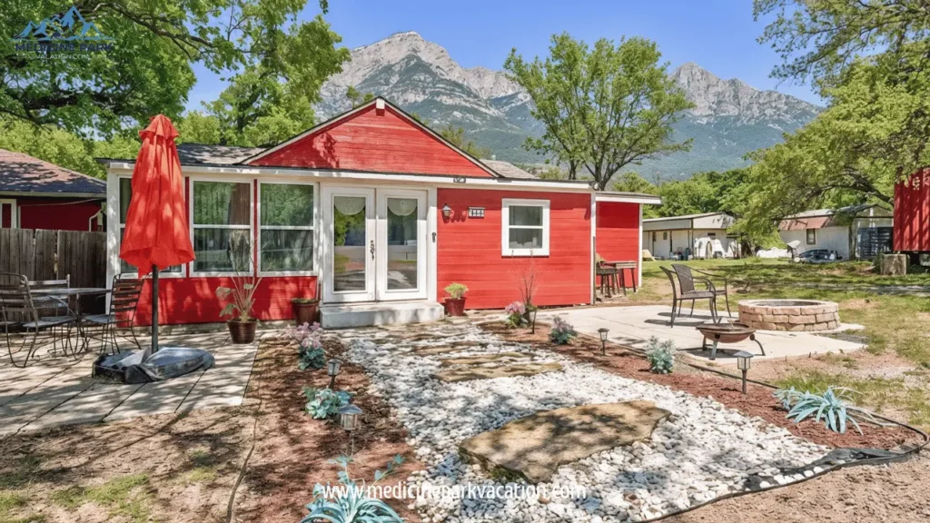 Front view of Alys Oasis medicine park