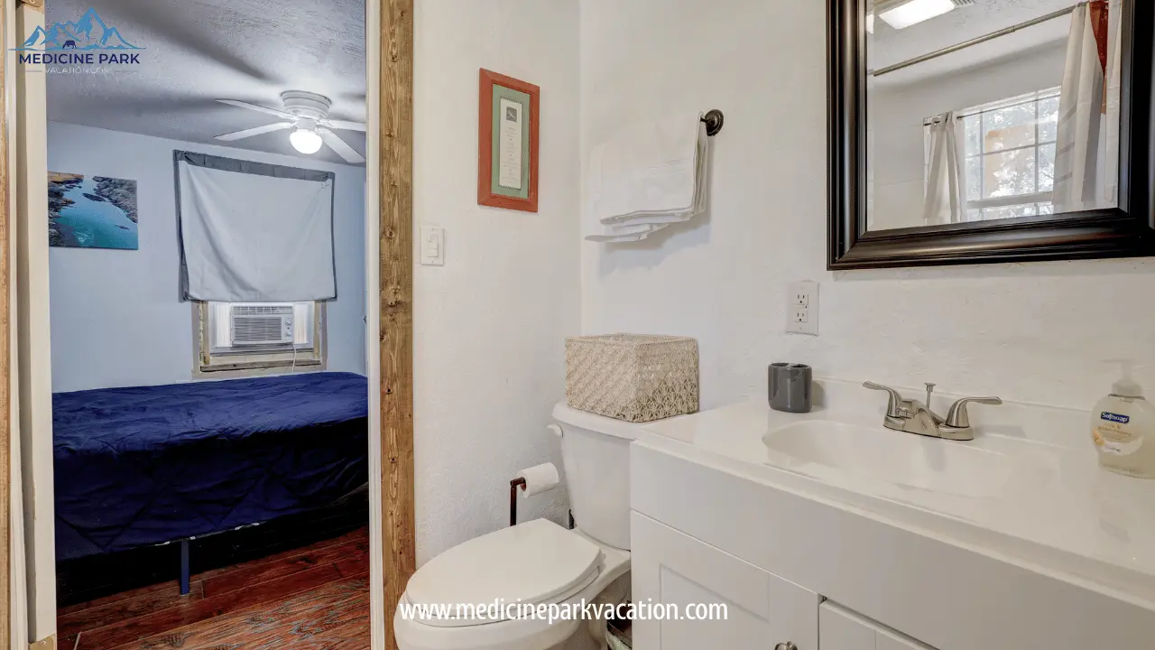 Attach bath room view